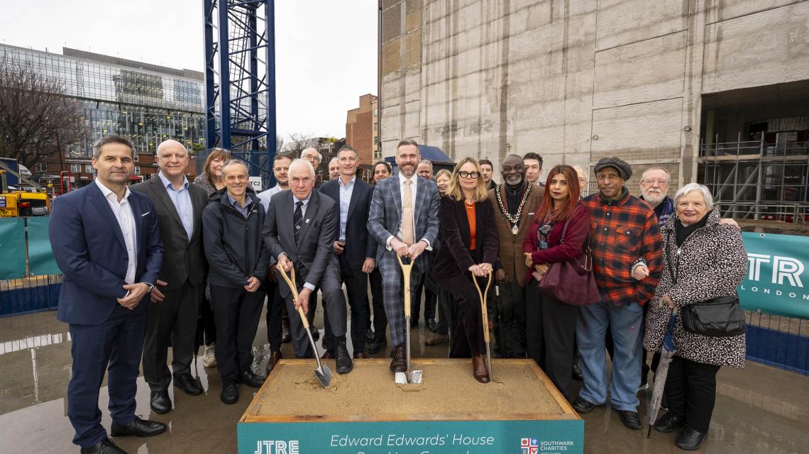 Edward Edwards' House Breaking Ground Celebration