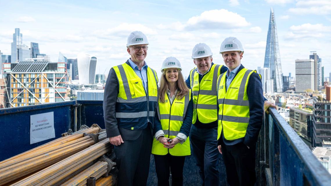 Ed Davey at 220 Blackfriars with JTRE London and Southwark Charities